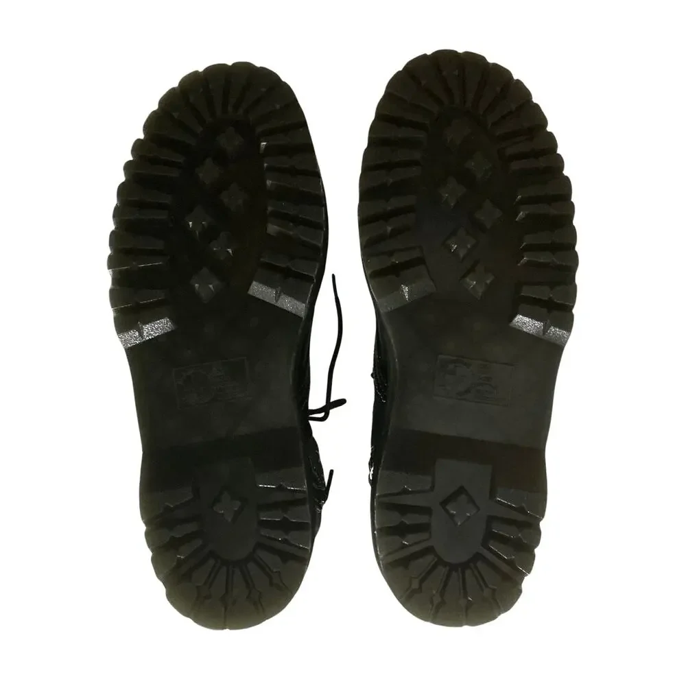 Dr. Martens Jadon Hi Boot Gothic Americana Leather Platforms Black Men’s Size 14